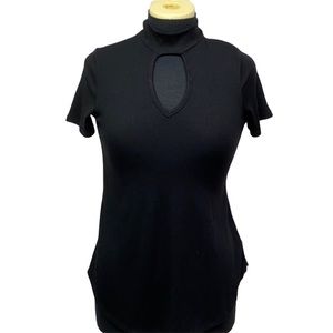 Sage Ribbed Keyhole Blouse